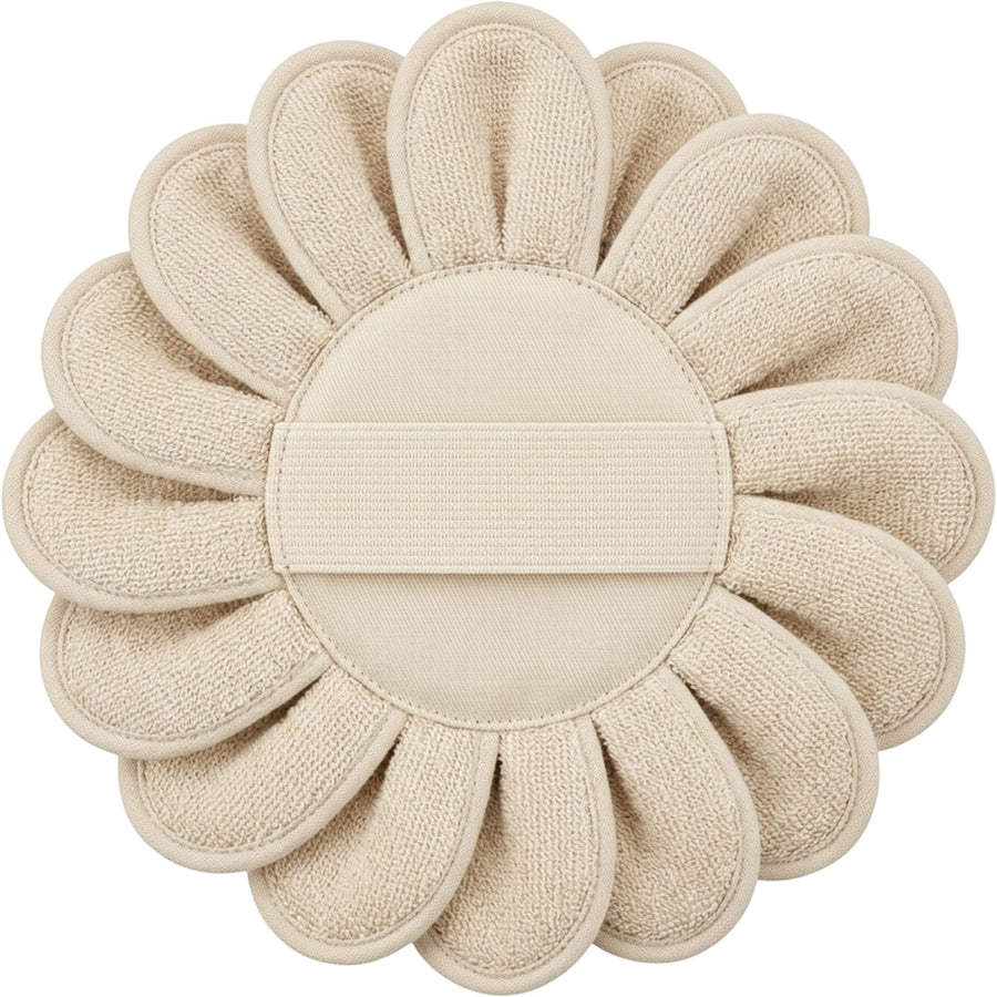 Hdkwv Cotton Terry Petal Wash Ball Oatmeal
