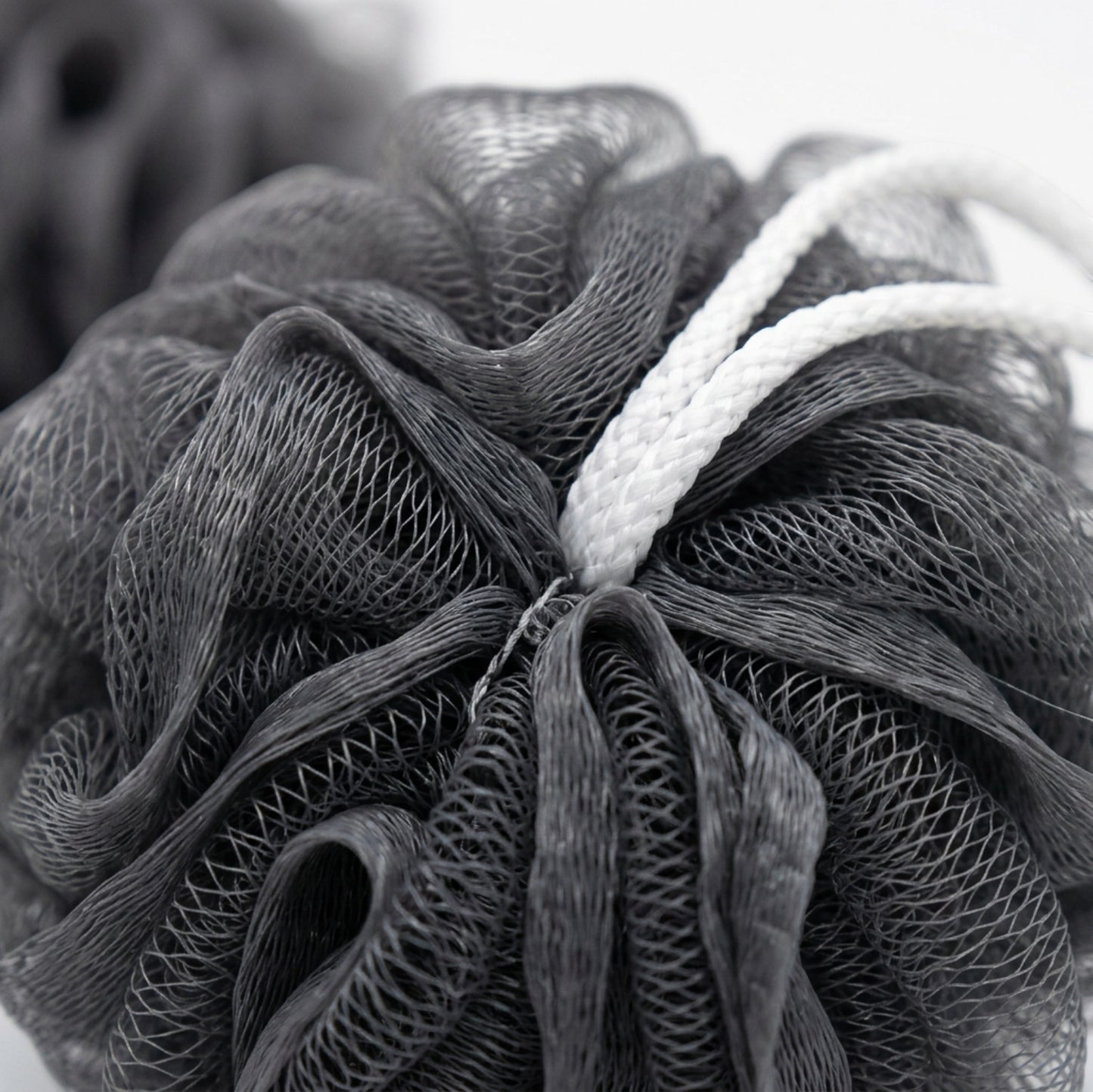 Hdkwv Dual Texture Bath Pouf Charcoal 2 Pack