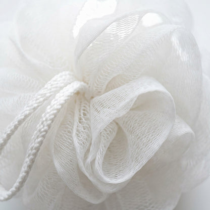 Hdkwv Soft Mesh Bath Pouf Cloud White 4 Pack