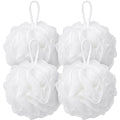 Hdkwv Soft Mesh Bath Pouf Cloud White 4 Pack